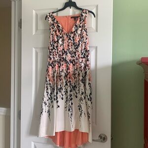 Hi low spring dress with shrug added